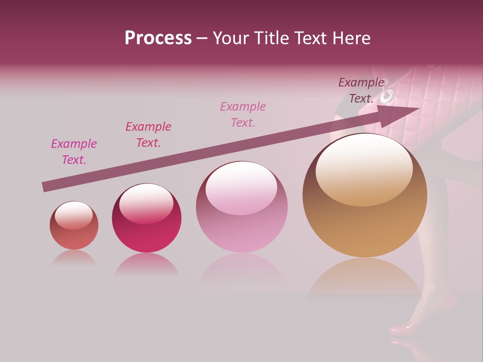 Dress Holding Hot PowerPoint Template