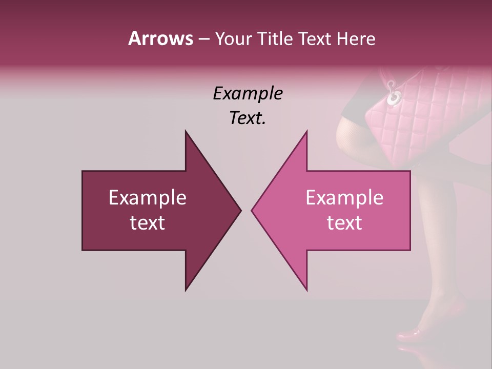 Dress Holding Hot PowerPoint Template