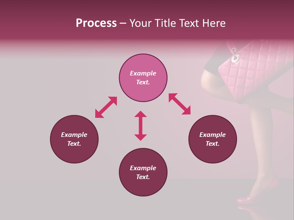 Dress Holding Hot PowerPoint Template