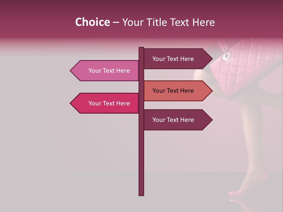 Dress Holding Hot PowerPoint Template