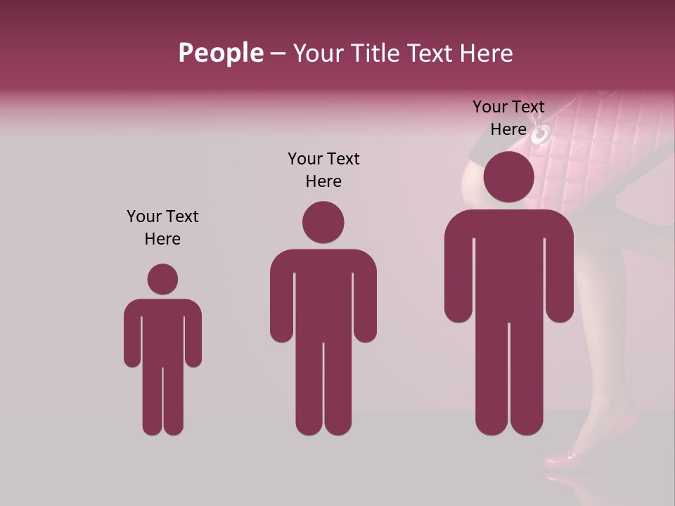 Dress Holding Hot PowerPoint Template