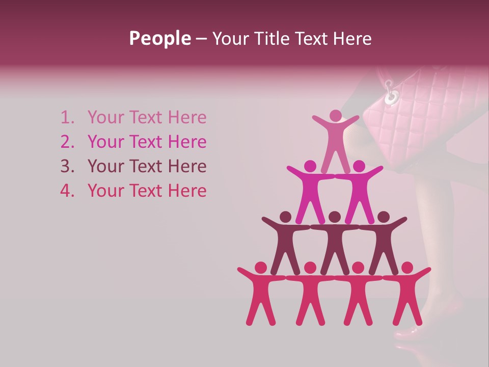 Dress Holding Hot PowerPoint Template