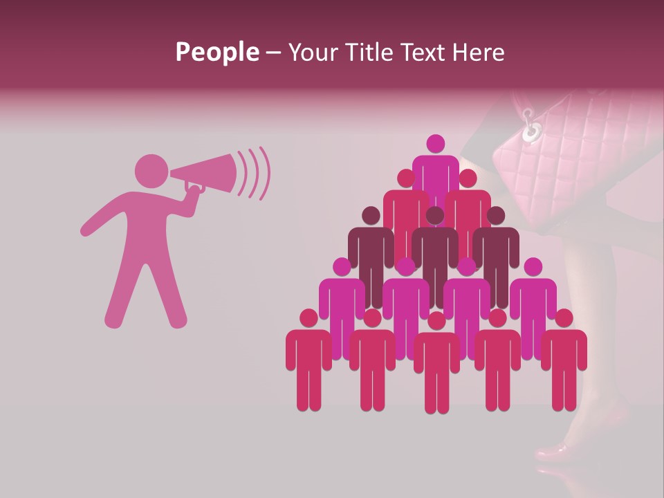 Dress Holding Hot PowerPoint Template