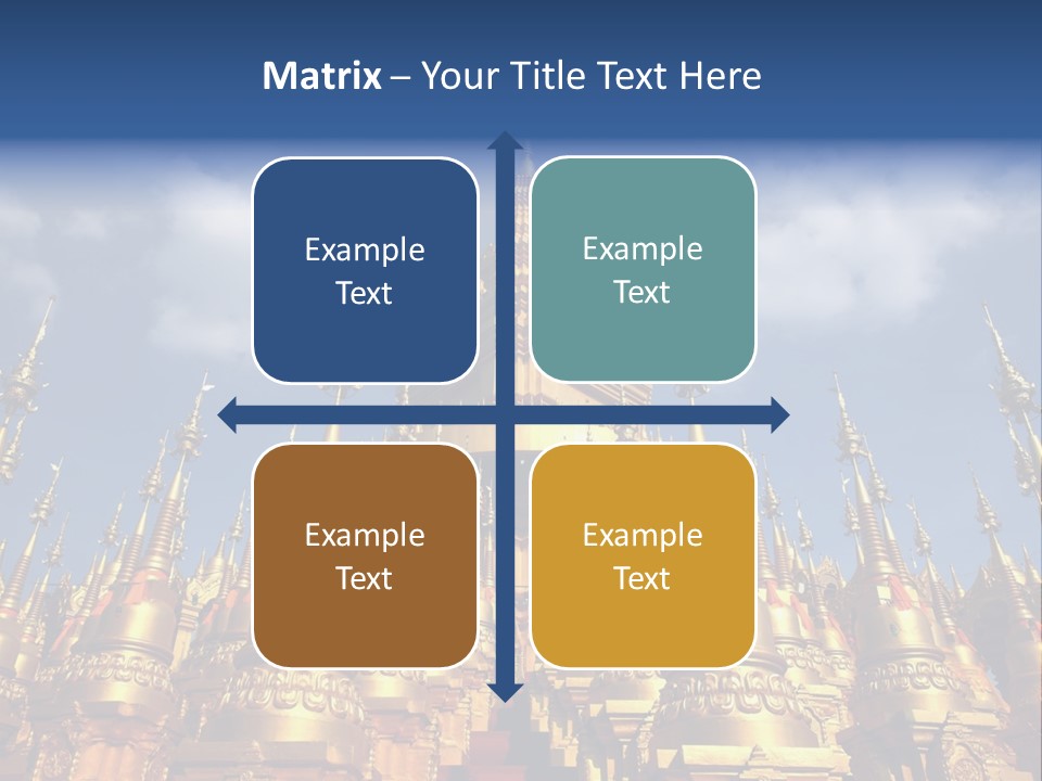 Ancient Temple King PowerPoint Template