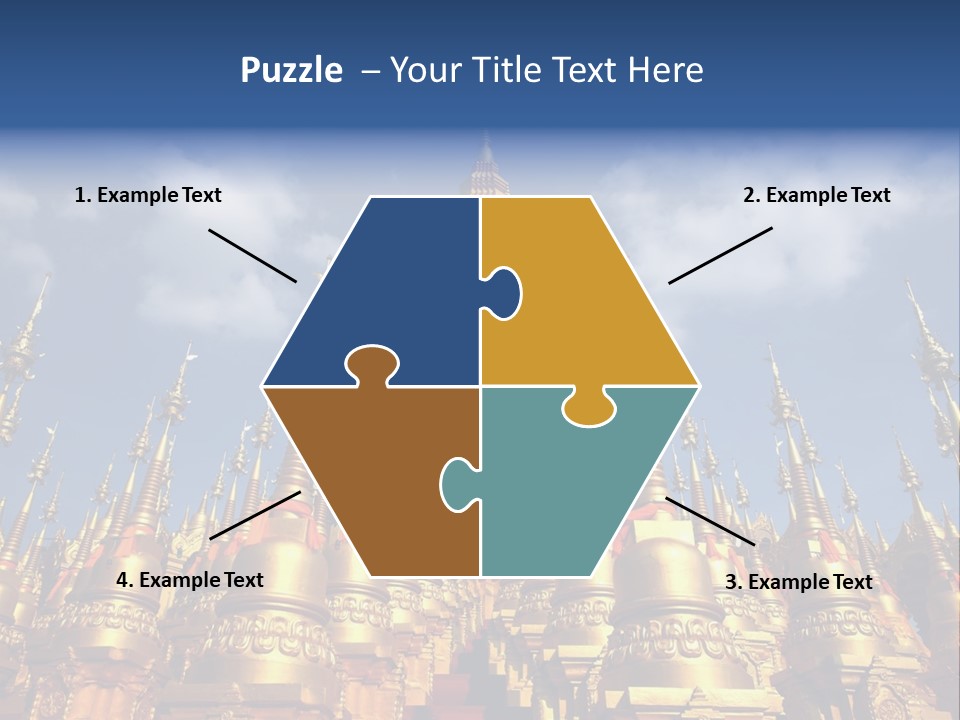 Ancient Temple King PowerPoint Template