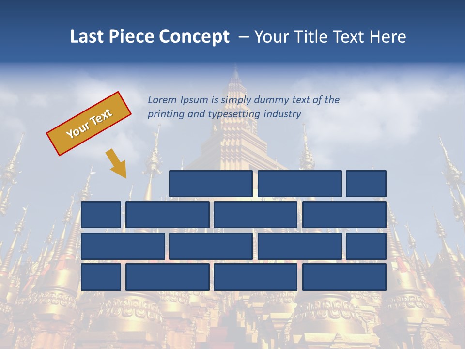 Ancient Temple King PowerPoint Template