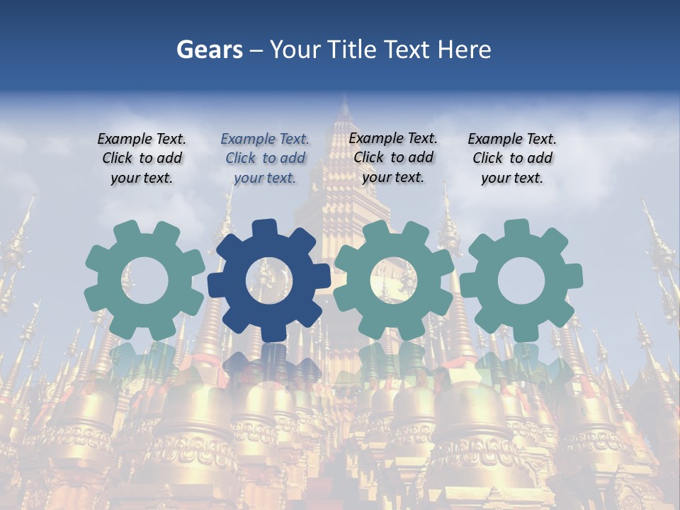 Ancient Temple King PowerPoint Template