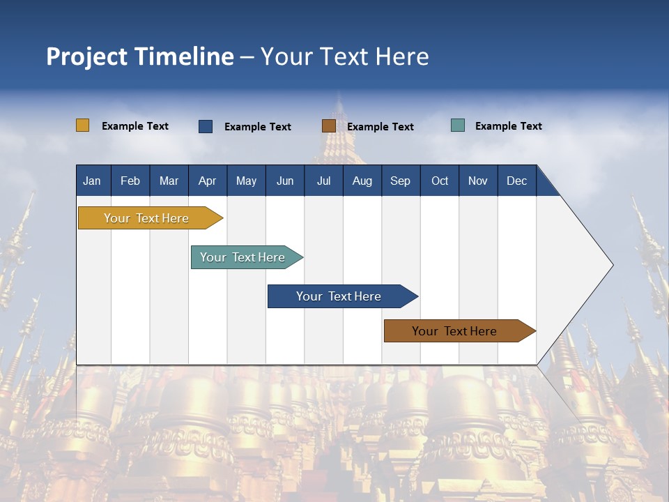 Ancient Temple King PowerPoint Template