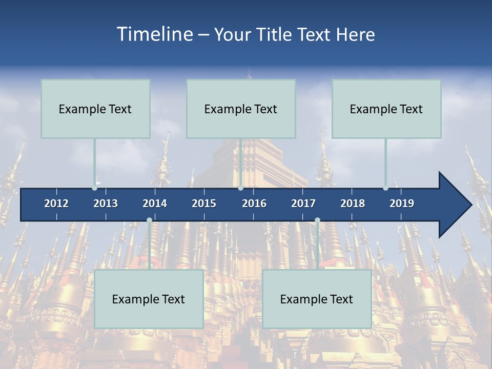 Ancient Temple King PowerPoint Template