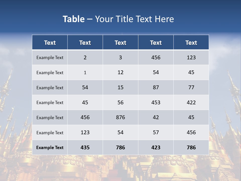 Ancient Temple King PowerPoint Template