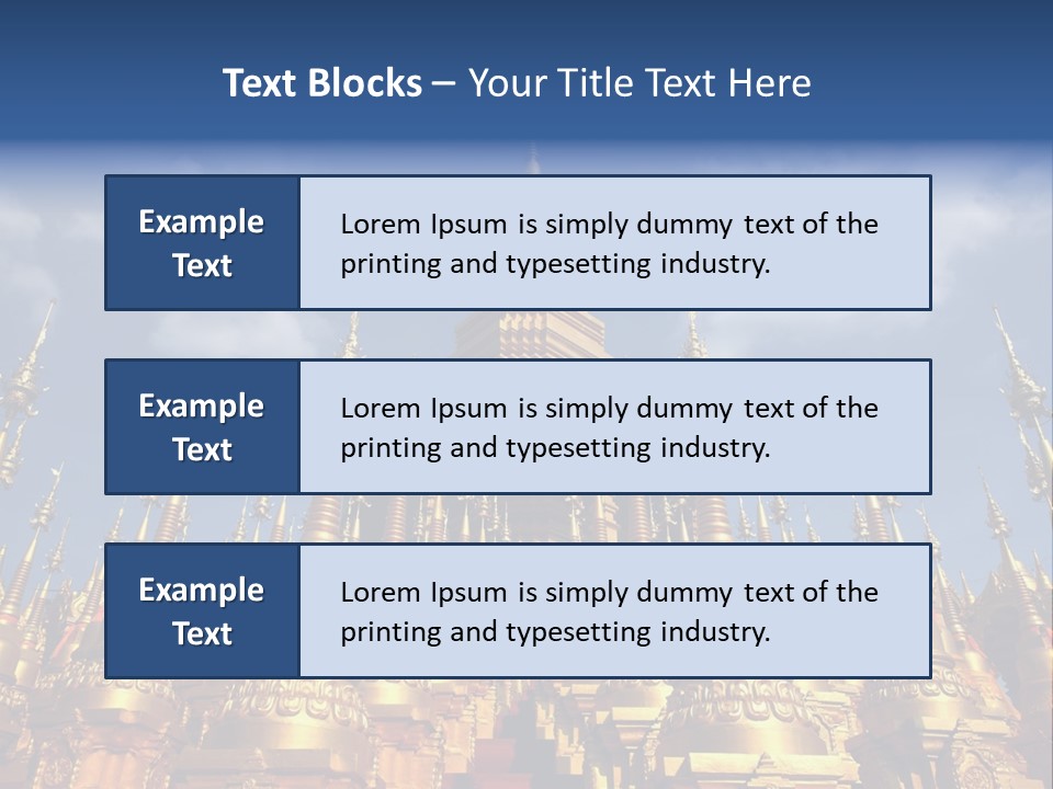 Ancient Temple King PowerPoint Template