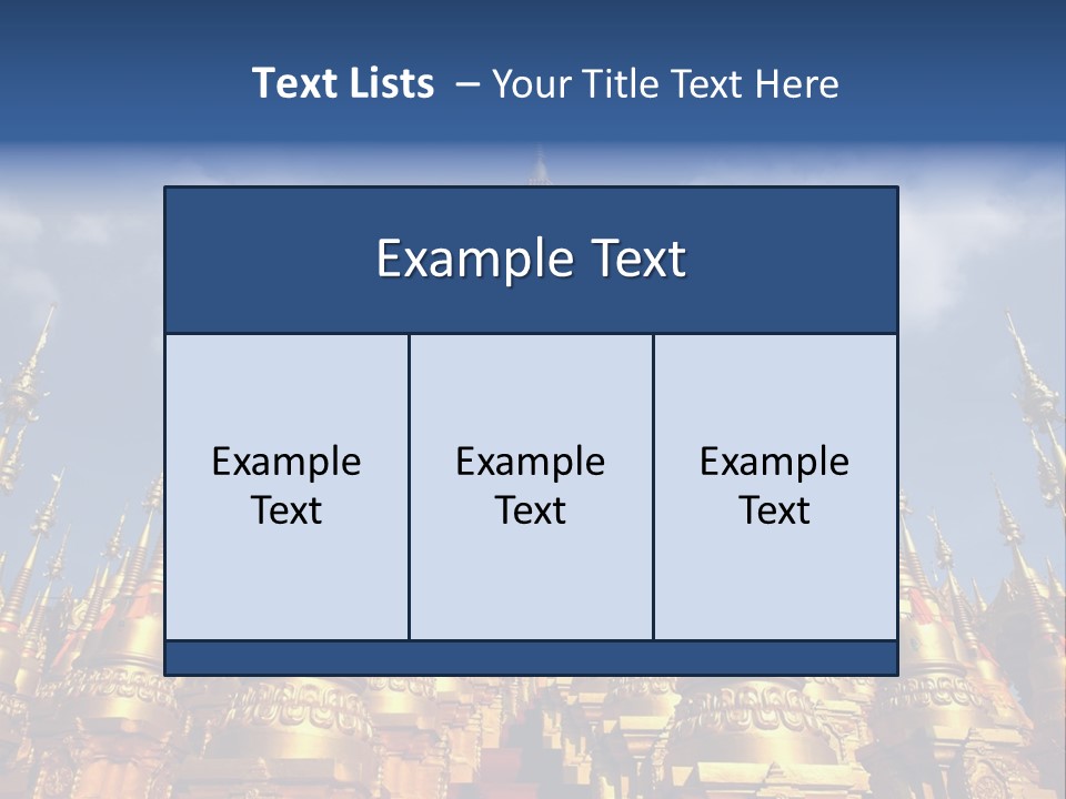 Ancient Temple King PowerPoint Template