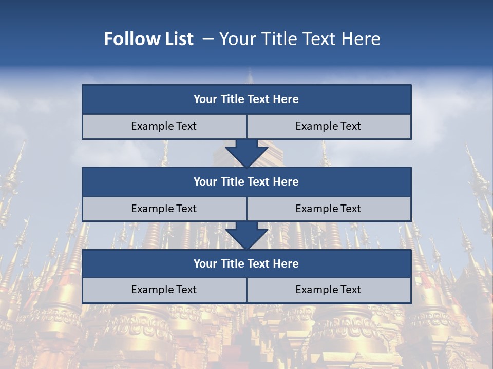 Ancient Temple King PowerPoint Template