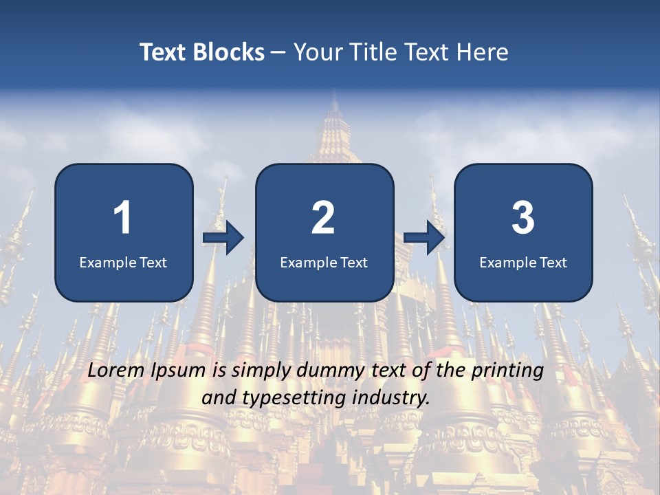 Ancient Temple King PowerPoint Template