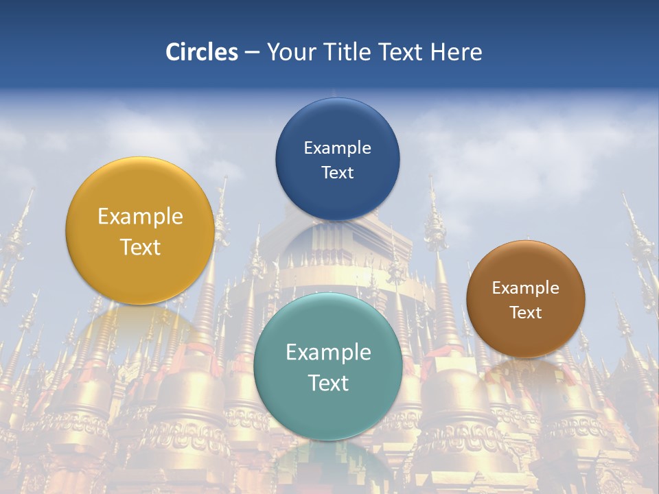 Ancient Temple King PowerPoint Template
