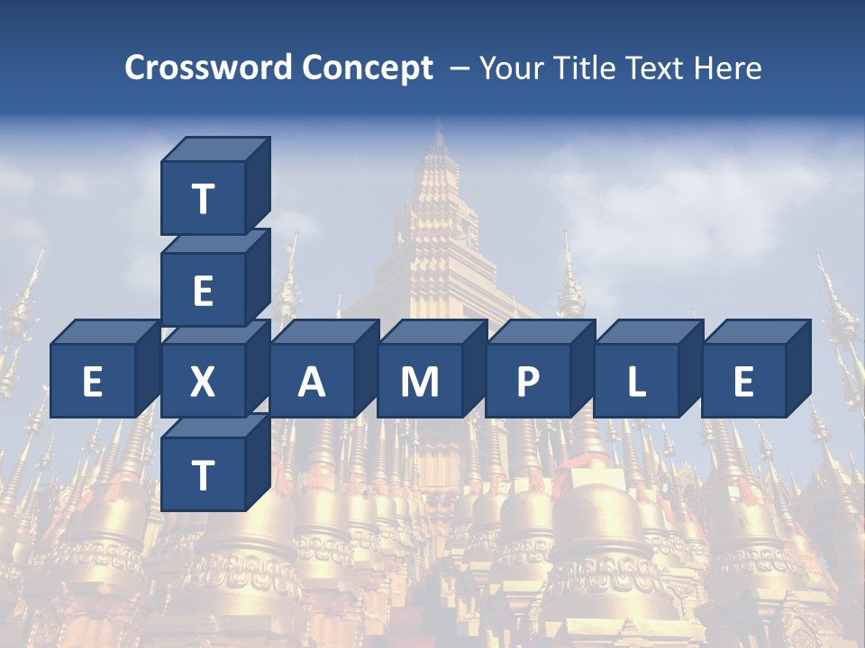 Ancient Temple King PowerPoint Template