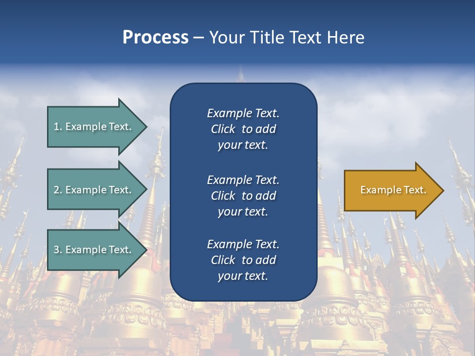 Ancient Temple King PowerPoint Template
