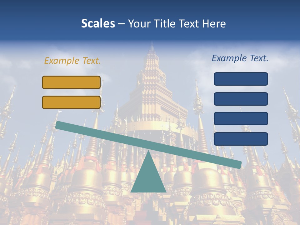 Ancient Temple King PowerPoint Template