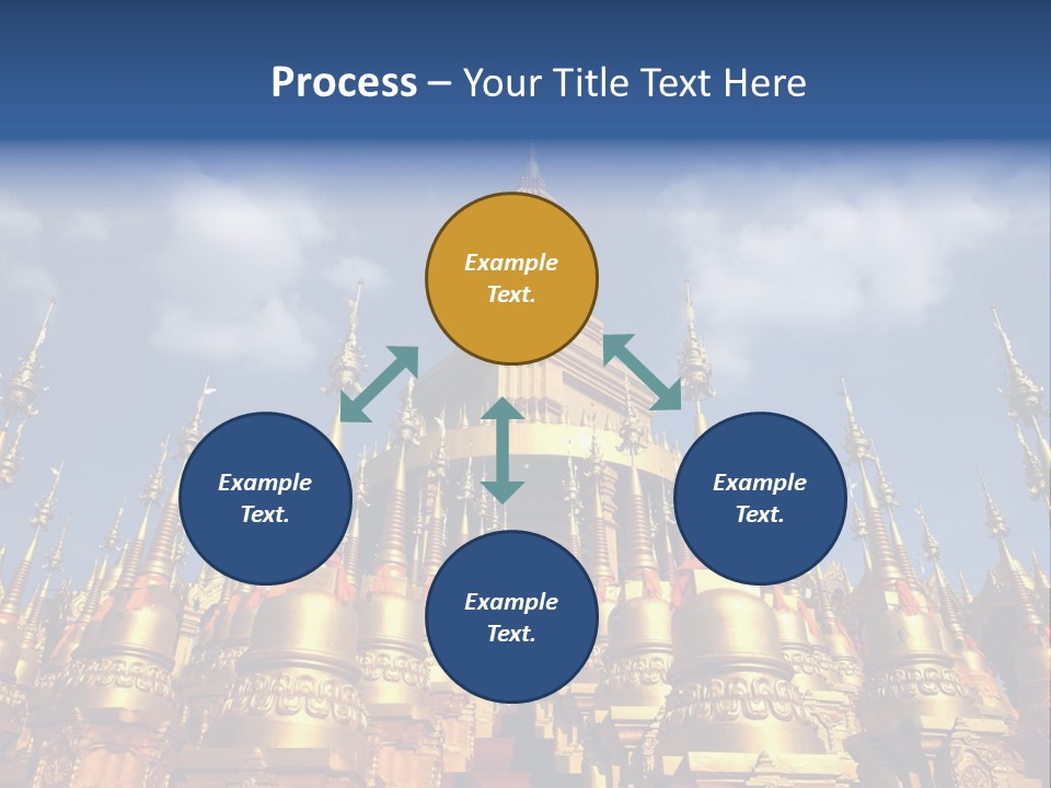 Ancient Temple King PowerPoint Template