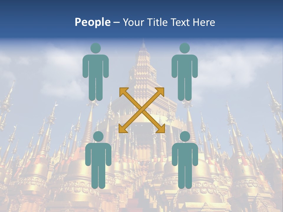 Ancient Temple King PowerPoint Template