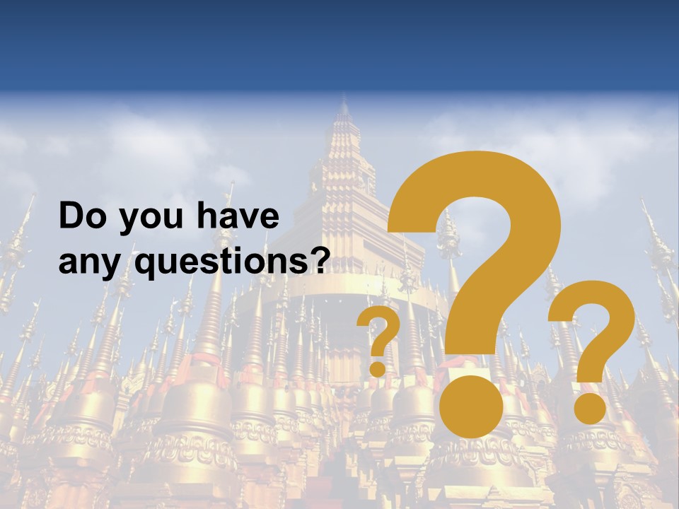 Ancient Temple King PowerPoint Template