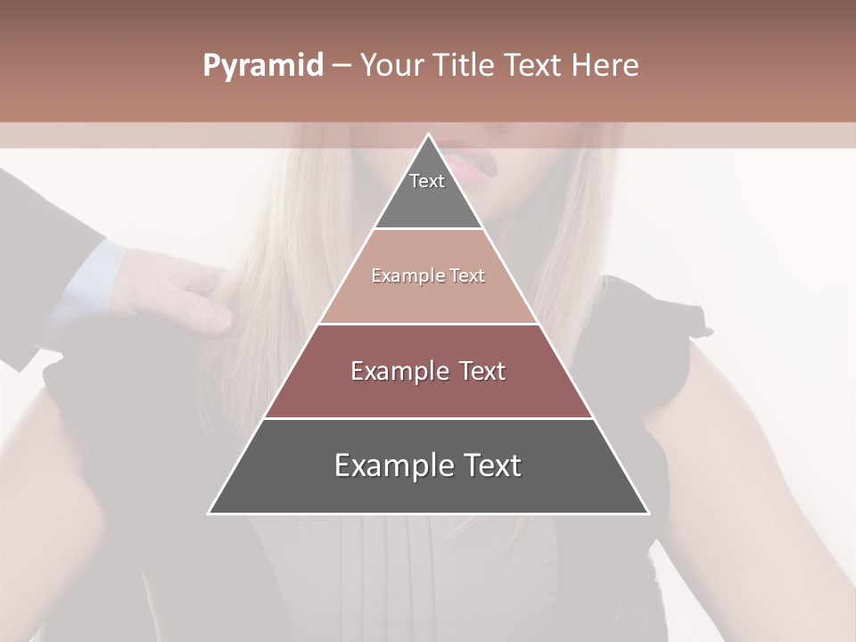 Businesswoman Attractive Unhappy PowerPoint Template