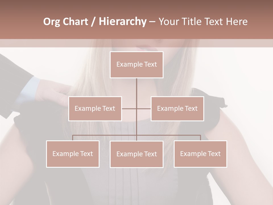 Businesswoman Attractive Unhappy PowerPoint Template