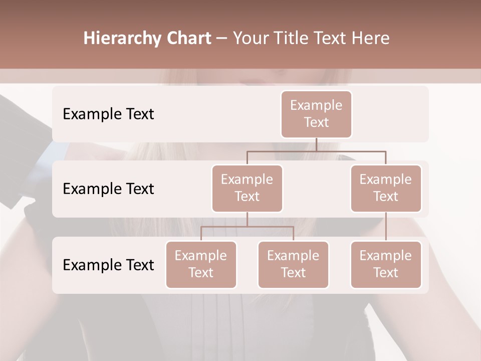 Businesswoman Attractive Unhappy PowerPoint Template