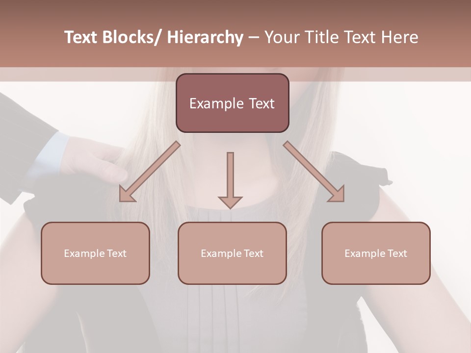 Businesswoman Attractive Unhappy PowerPoint Template