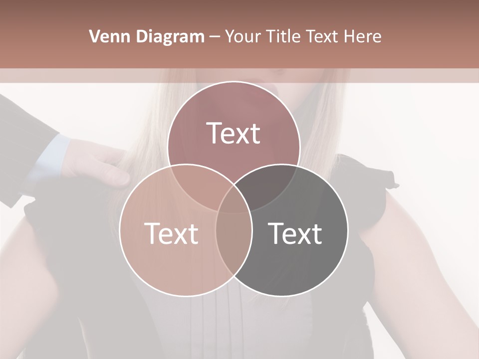 Businesswoman Attractive Unhappy PowerPoint Template