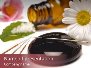 Medicament Homeopathy Close PowerPoint Template