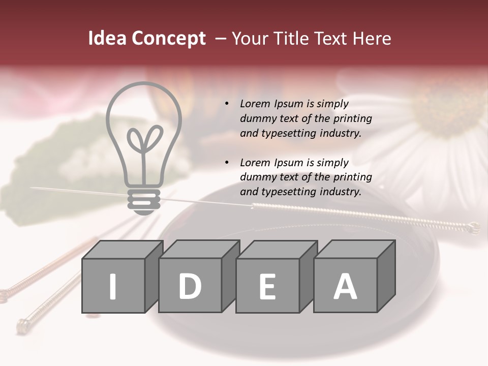 Medicament Homeopathy Close PowerPoint Template