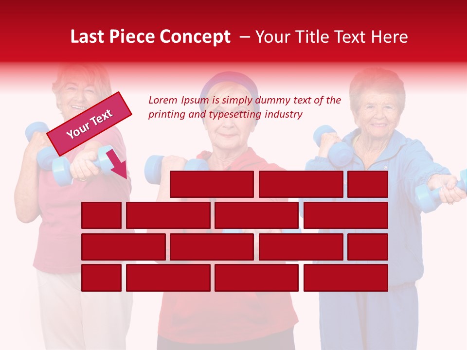 Weightlifting  Shape PowerPoint Template