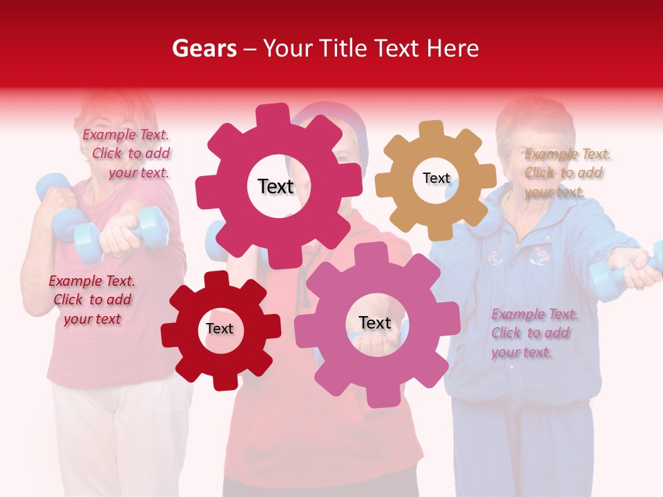 Weightlifting  Shape PowerPoint Template