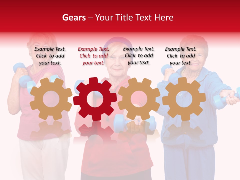 Weightlifting  Shape PowerPoint Template