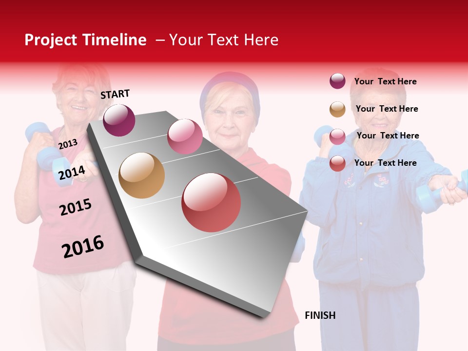 Weightlifting  Shape PowerPoint Template