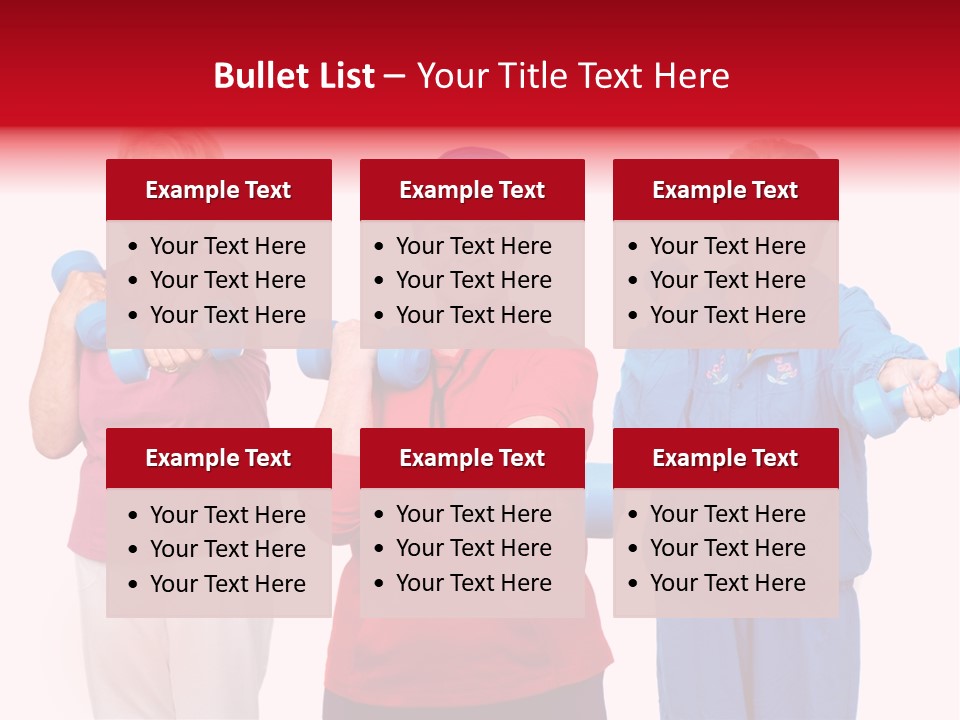 Weightlifting  Shape PowerPoint Template