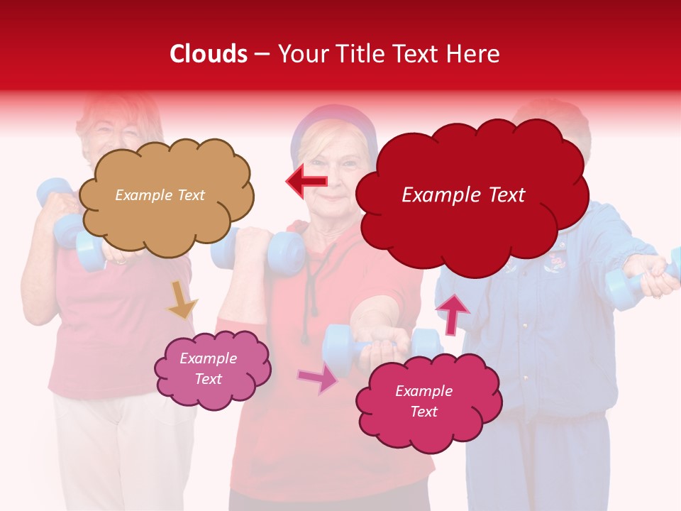 Weightlifting  Shape PowerPoint Template