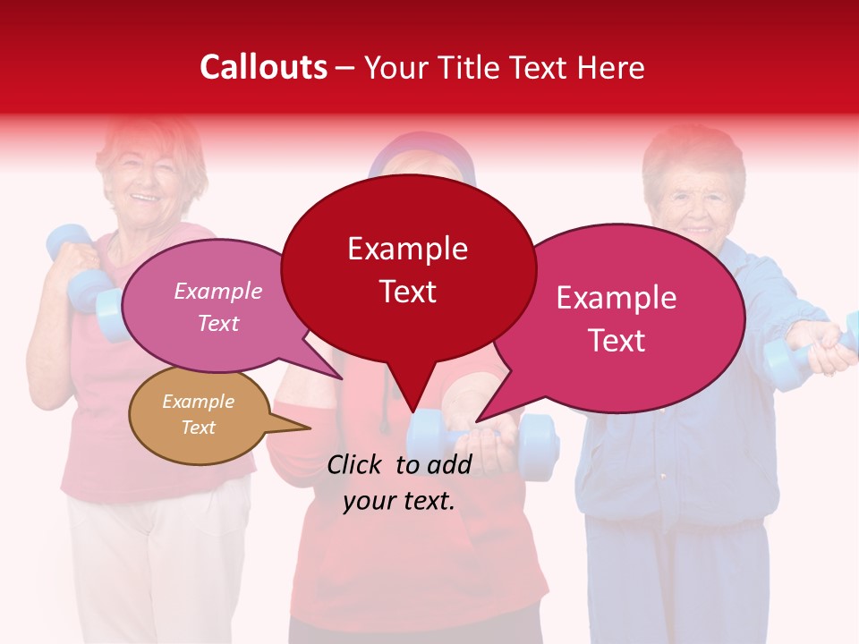 Weightlifting  Shape PowerPoint Template