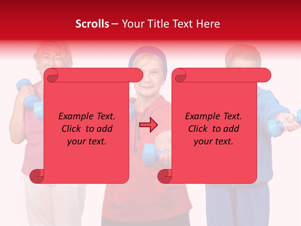 Weightlifting  Shape PowerPoint Template