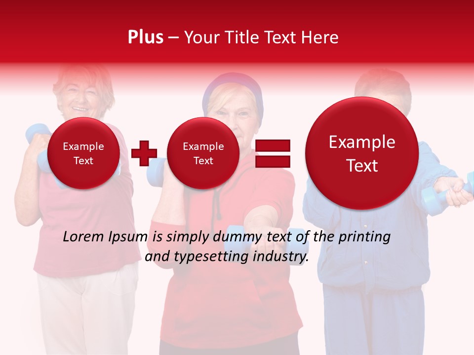 Weightlifting  Shape PowerPoint Template