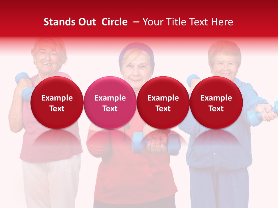 Weightlifting  Shape PowerPoint Template