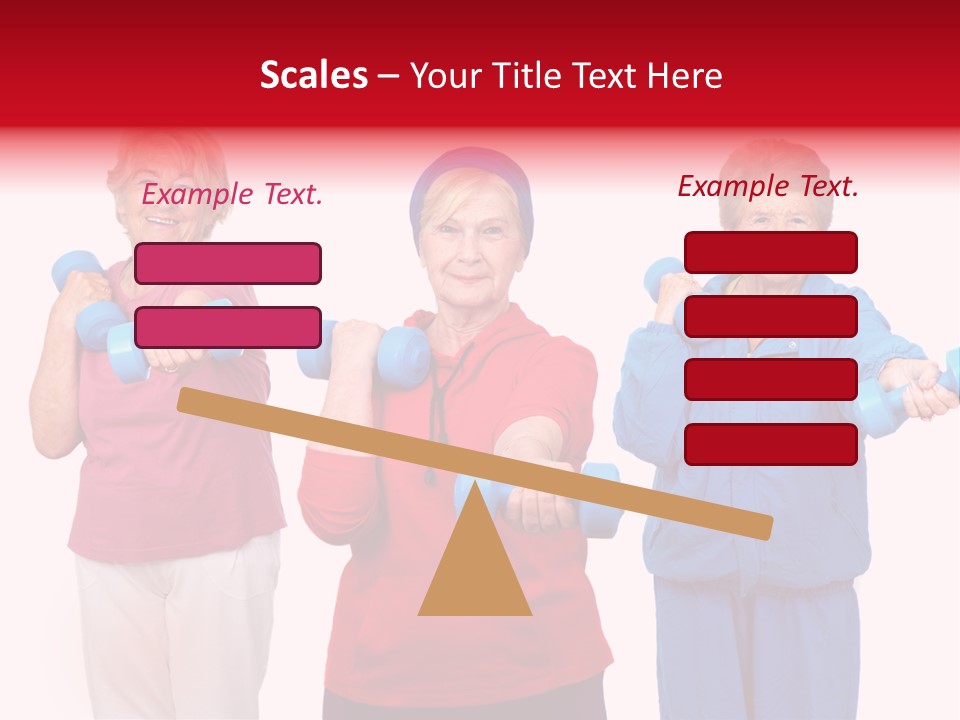 Weightlifting  Shape PowerPoint Template