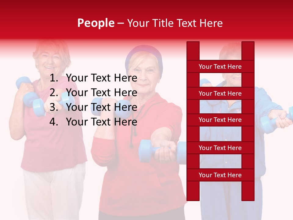 Weightlifting  Shape PowerPoint Template
