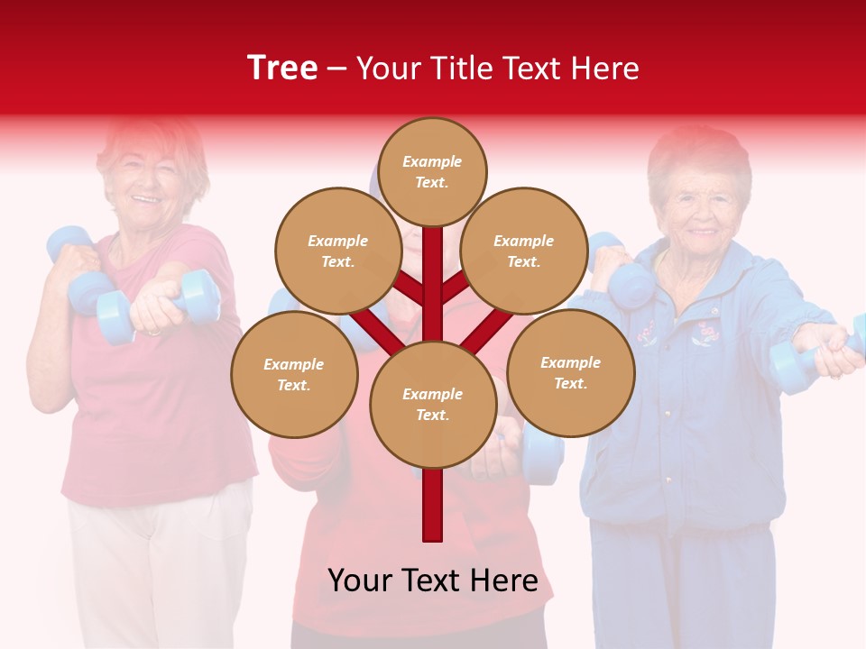 Weightlifting  Shape PowerPoint Template