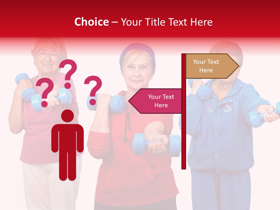 Weightlifting  Shape PowerPoint Template