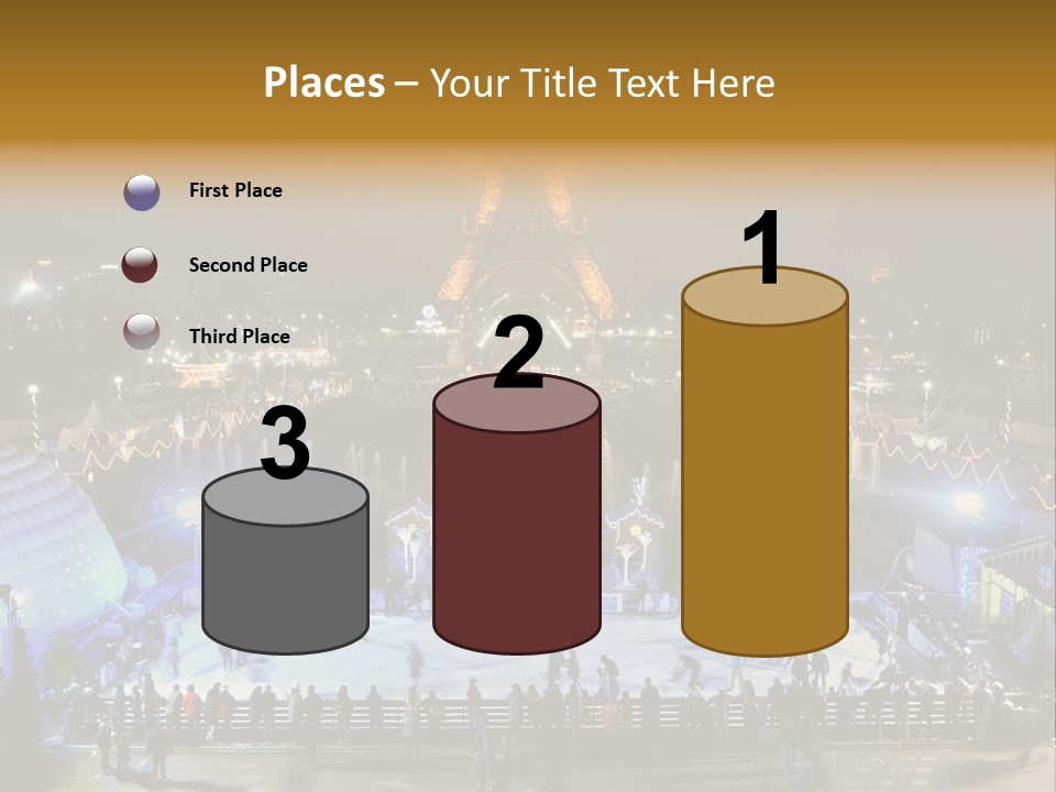 France Trocadero Palais De Chaillot PowerPoint Template