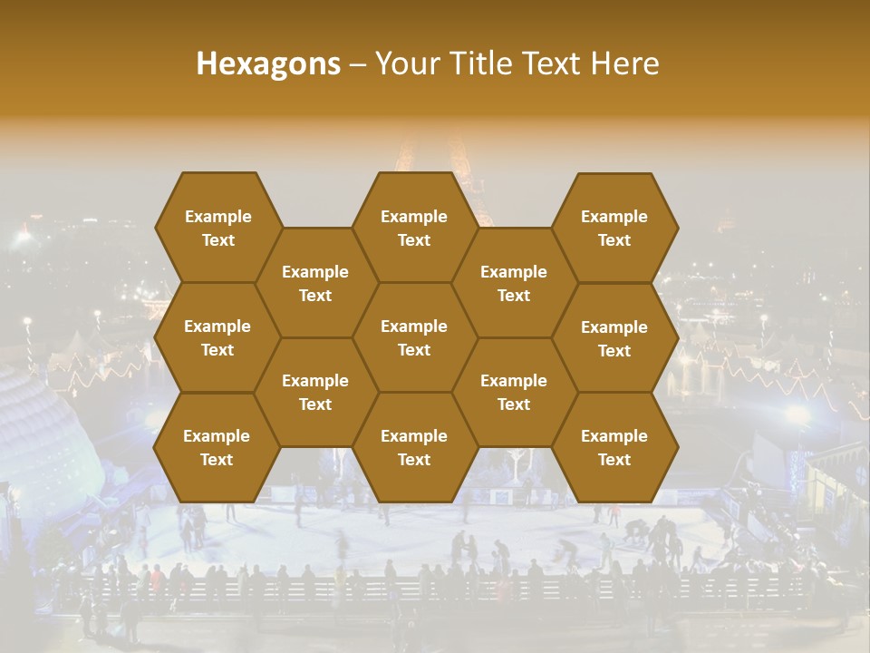 France Trocadero Palais De Chaillot PowerPoint Template