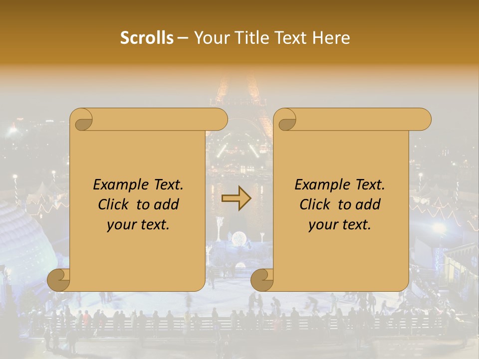 France Trocadero Palais De Chaillot PowerPoint Template
