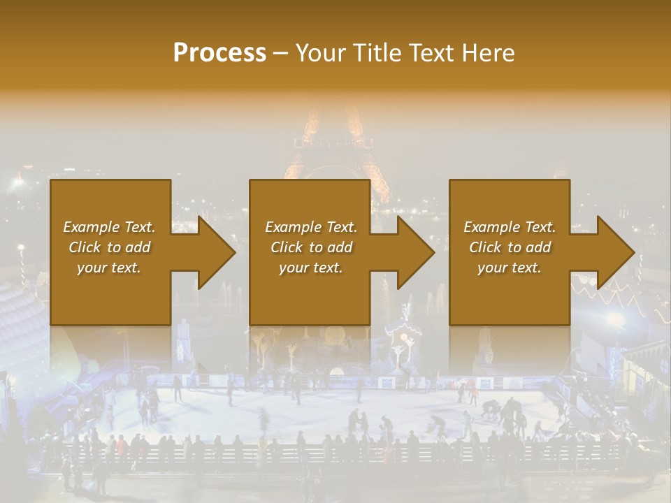 France Trocadero Palais De Chaillot PowerPoint Template